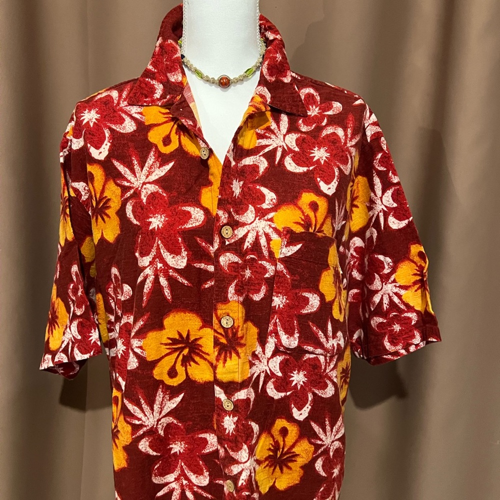 O’Neill Vintage Mens Floral Short-Sleeve Shirt -Hawaiian Style Never Worn
